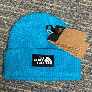 TheNorthFace Vibrant Blue Knit Hat